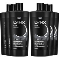 Lynx Men's Black 'Shower Gel' with Frozen Pear Fragrance 700ml, 6 Pack