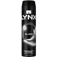 Lynx Men's Black Body Spray XL 48-Hour High Definition Fragrance Deodorant, 200ml