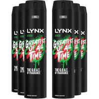 Lynx Men's XXL Africa High Definition 'Body Spray' Deo, 6x250ml in Orange