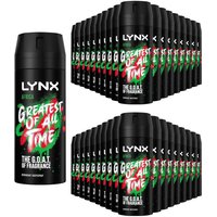 Lynx Men's Africa Body Spray Deodorant 48Hrs HD Fragrance 150ml, 36 Pack in Black