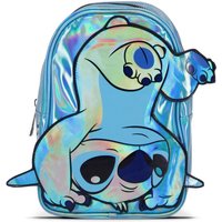 Lilo & Stitch 3D Stitch-blue Patch Shiny Mini Backpack (MP733786DNY) in Blue