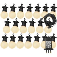 Netagon Lighting Honolulu 24V LED Festoon Light Set in Black