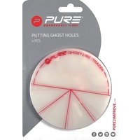 Pure2Improve Putting Ghost Holes Set Of 4 in White
