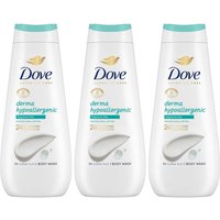 Dove Women's 'Body Wash' Hypoallergenic 24H Renewing Micro Moisture, 3x 400ml in White