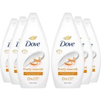 Dove Women's Fruity Nourish 'Body Wash' 0% Sulfate SLES, 450ml, 6pk in White