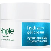 Simple Hydrate+ Facial Moisturiser Lightweight Refreshing Face Cream, 50ml in White | Size: 1 pack