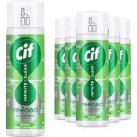 CIF All in One 'Cleaner' Reload Lime & Lemongrass 280ml, 6pk in White
