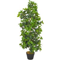 Berkfield Home Artificial Plant Laurel Tree with Pot Green 120 cm