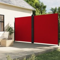 Berkfield Home Retractable Side Awning Red 200x1200 cm