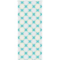 Berkfield Home Shower Roller Blind 90x240 cm Fabric Width 86 cm in Blue