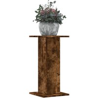 Berkfield Home Plant Stands 2 pcs Smoked Oak 30x30x60 cm Engineered Wood in Brown | Size: 30 x 30 x 60 cm
