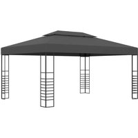 Berkfield Home Gazebo 3x4 m Anthracite in Black