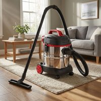 Alivio 20L Wet & Dry Vacuum Cleaner 1200W Powerful Motor with Advanced HEPA 13 Filtration in Red