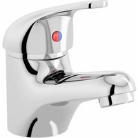 Modern Chrome Brass Single Lever Bathroom Basin Sink Mono Mixer Tap