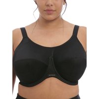 Elomi Women's Energise Full Cup Side Support Sports Bra in Black | Size: 38HH