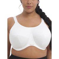 Elomi Women's Energise Full Cup Side Support Sports Bra in White | Size: 38H
