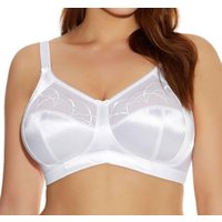Elomi Women's Cate Non Wired Bra in White | Size: 40FF