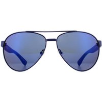 Lacoste Men's Aviator Blue Blue Sunglasses