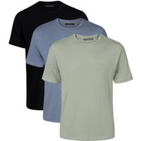 3 Pack Cotton Crew Neck Short Sleeve T Shirts