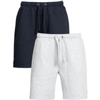 French Connection Men's 2 Pack Cotton Jersey Shorts in Navy | Size: 2XL
