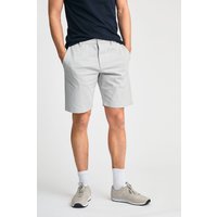 French Connection Men's Cotton Chino Shorts in Light Grey | Size: XL