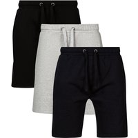 French Connection Men's 3 Pack Cotton Jersey Shorts in Black | Size: Medium