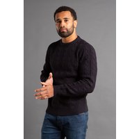Cable Knit Crew Neck Jumper