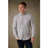 Cotton Check Flannel Long Sleeve Shirt