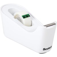 Scotch C18 White Tape Dispenser with Magic Tape 19mm x 33m 1 Roll/Pack