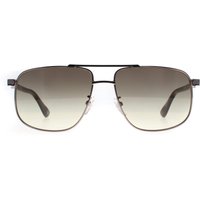 Aviator Shiny Palladium Gradient BW0031 Sunglasses Silver