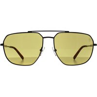 Aviator Shiny Dark Nickeltin Polarized TB00009 Sunglasses Grey