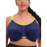 Elomi Women's Energise Full Cup Side Support Sports Bra in Blue | Size: 36F