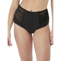 Fantasie Women's Illusion Brief High Waist in Black | Size: 18