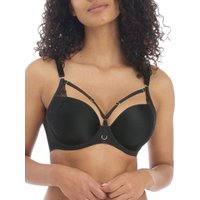 Freya Women's Temptress T-Shirt Bra in Black | Size: 34E