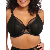 Elomi Women's Kintai Underwired Plunge Bra in Black | Size: 34G