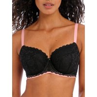 Freya Women's Offbeat Underwired Padded Half Cup Bra in Black | Size: 30G