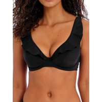 Freya Women's Jewel Cove High Apex Bikini Top in Black | Size: 30G