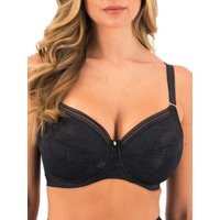 Fantasie Women's Fusion Lace Side Support Bra in Black | Size: 40H