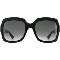 Gucci Women's Square Black Grey Gradient Sunglasses GG0036SN