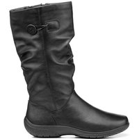 Hotter Women's Wide Fit 'Derrymore II' Mid Calf Boots in Black | Size: 8