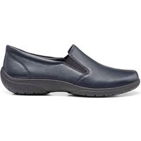 Hotter Women's Extra Wide 'Glove II' Slip On Shoes in Navy | Size: 7.5