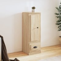Berkfield Home Highboard Sonoma Oak 36x35.5x103.5 cm Engineered Wood in Brown