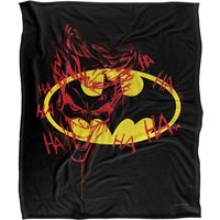 DC Comics Batman Joker Graffiti Blanket 152 x 127 cm in White