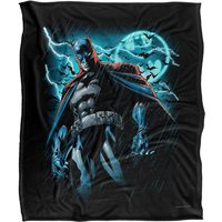 DC Comics Batman Stormy Knight Blanket 152 x 127 cm in White