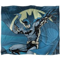 Batman Heed The Call Officially Licensed Silky Touch Super Soft Throw Blanket 152x127 cm in White