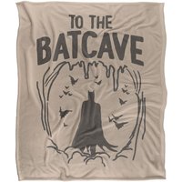 DC Comics Batman The Og Man Cave Blanket 152 x 127 cm in White