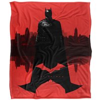 DC Comics The Batman (2022) The Batman Gotham Mirrored Blanket 152 x 127 cm in White