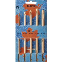 MAPLE C HK D E SET Crochet Hook Set Double Ended Maple