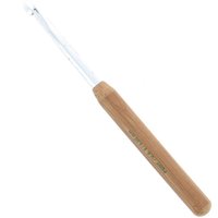 C HK W BAMB 5.50 Crochet Hook Aluminium Bamboo Handle 14cm x 5.50mm
