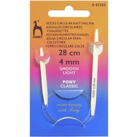 CIRC K P 28CMX4.00 Knitting Pins Circular Fixed Sock 28cm x 4.00mm